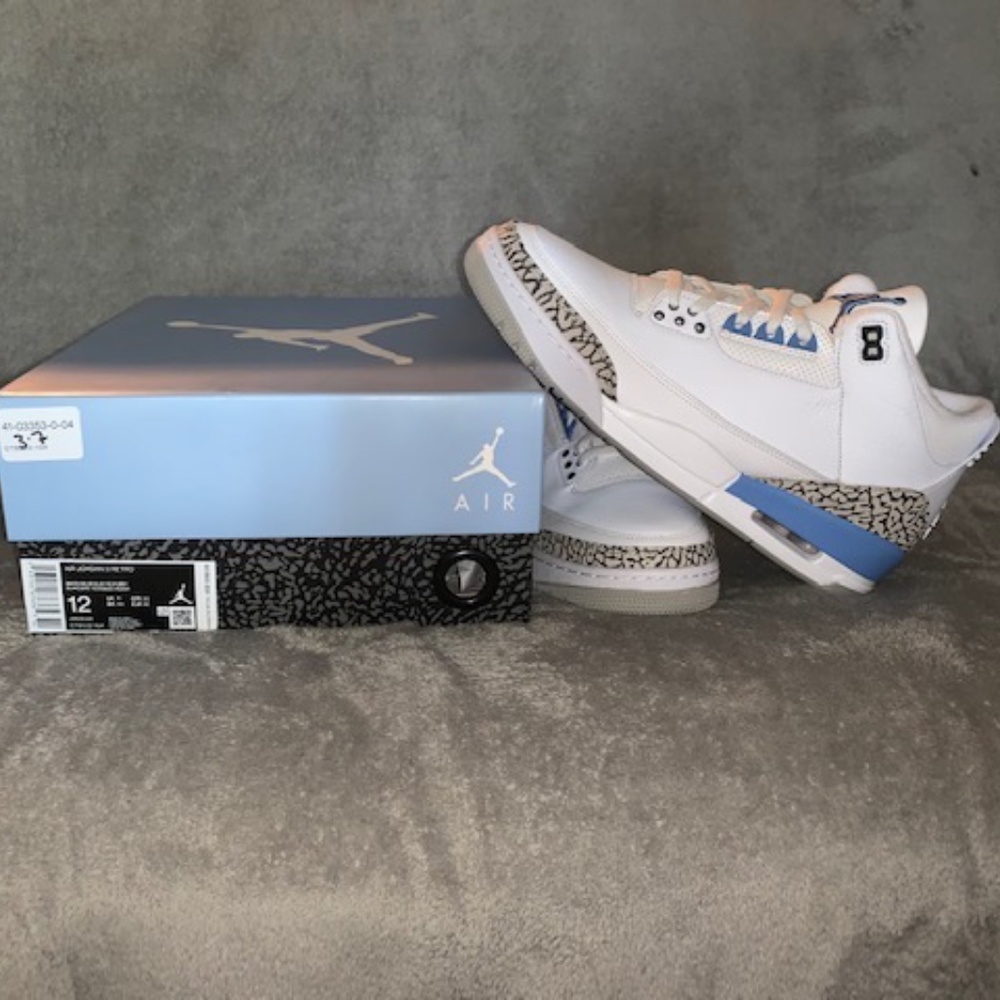 Jordan 3 Retro 'UNC'
